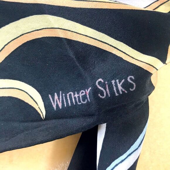 Vintage Silk Scarf by Erin Winter main image 7